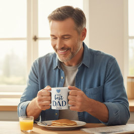 Bästa pappa någonsin Anpassad fotokaffemugg Kaffemugg