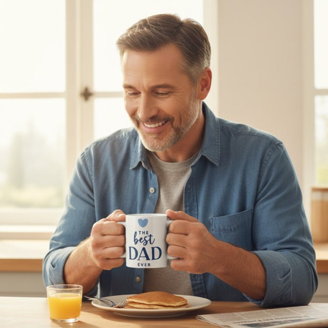 Bästa pappa någonsin Anpassad fotokaffemugg Kaffemugg (Skapare uppladdad)