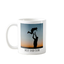 Bästa pappa någonsin Anpassad fotokaffemugg