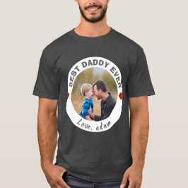 Bästa pappa någonsin Anpassade fototrender 2026 T Shirt