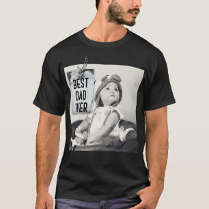 Bästa Pappa någonsin-Anpassningsbar-foto-Fars da T Shirt