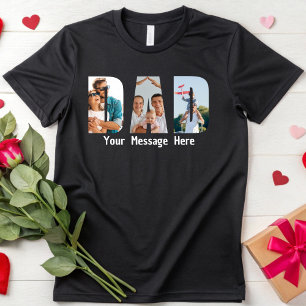 Bästa Pappa någonsin Anpassningsbar Foto Pappa föd T Shirt