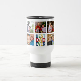 Bästa Pappa någonsin | Anpassningsbar Photo Collag Resemugg