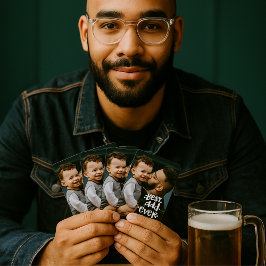 Bästa Pappa någonsin Anpassningsbar Photo Fars dag Casinokort