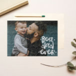 Bästa Pappa någonsin Anpassningsbar Photo Fars dag Pussel<br><div class="desc">Utmana pappa att själv ta reda på vad ert budskap till fars dag är. Det bästa pappa-skriptet över en anpassningsbar-fotopussel ger bara roligten</div>