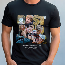 Bästa Pappa någonsin-Anpassningsbarna Foto Fars da T Shirt