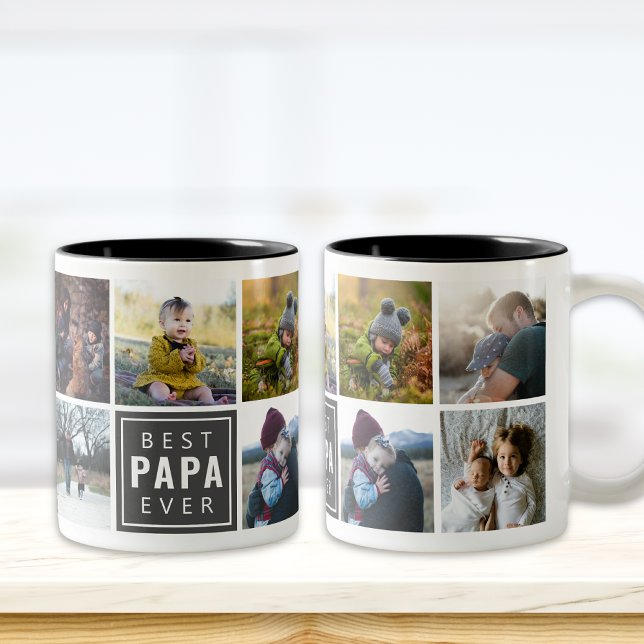 Bästa PAPPA någonsin-Anpassningsbarna Foto Mugg (Skapare uppladdad)