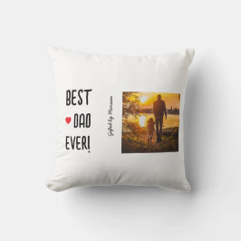 Bästa pappa någonsin Anpassningsbart namn Kudde