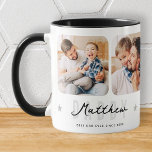 Bästa Pappa någonsin Athletic Modern Preppy Fars d Mugg<br><div class="desc">Denna enkla och moderna utformning består av sanserif-typografi.</div>