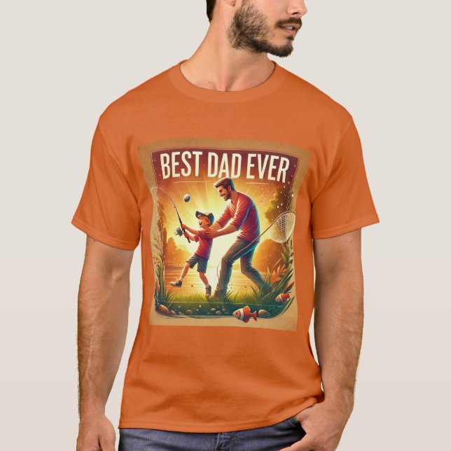Bästa Pappa någonsin Äventyr Tshirt T Shirt (Framsida)