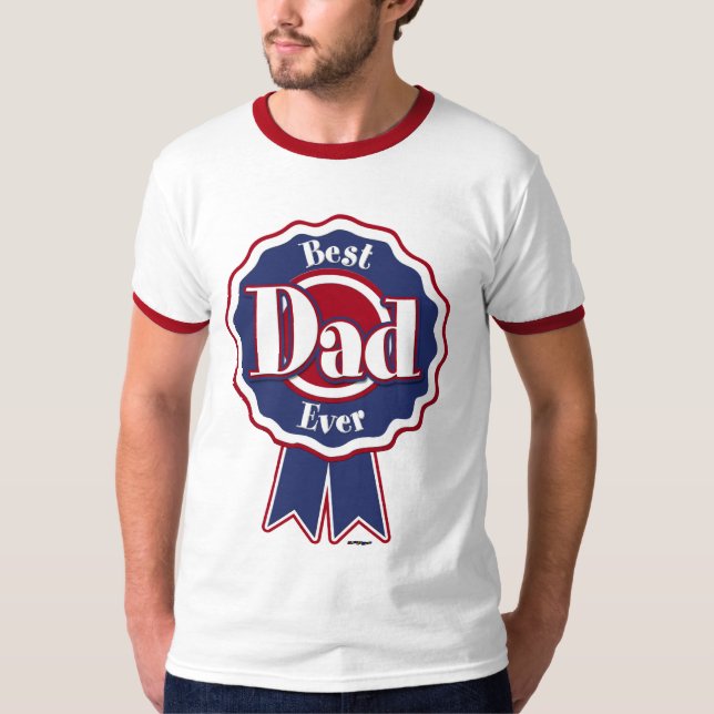 Bästa Pappa någonsin-bandet Tee Shirt (Framsida)