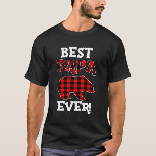 Bästa Pappa någonsin Bear Buffalo Play Pappa Grand T Shirt
