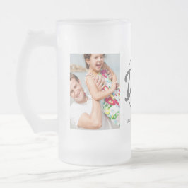 Bästa Pappa någonsin Beepsaké 2 Fotofrostat glasöl Frostat Ölglas