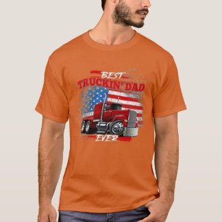 Bästa Pappa någonsin, Big Rig Trucker, Truckin F T Shirt