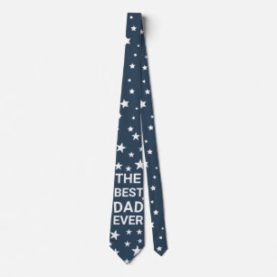 Bästa pappa någonsin blå anpassningsbar Neck Tie Slips
