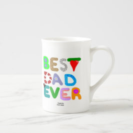Bästa Pappa någonsin Bone China Mugg Benporslin Mugg