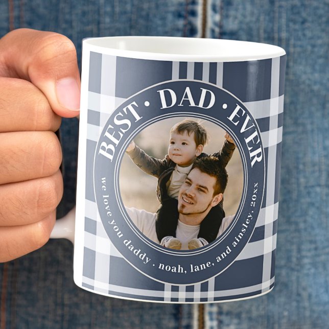 Bästa Pappa någonsin Buffalo Play Anpassningsbar P Kaffemugg (Skapare uppladdad)