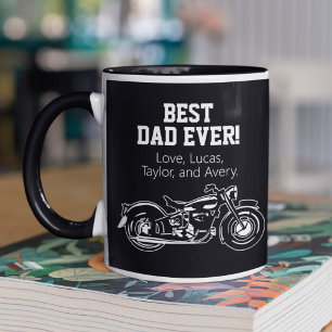Bästa Pappa någonsin Coola motorcykel Far Bike Mugg