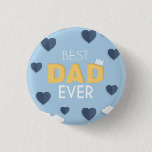 Bästa Pappa någonsin, Cute Fars dag Knapp