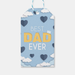 Bästa Pappa någonsin Cute Fars dag Presentetikett