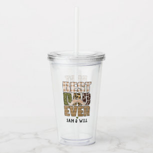 Bästa Pappa någonsin Cute Kontrollerad Mönster Take Away Mugg