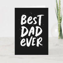 Bästa pappa någonsin, det moderna trendiget svarta