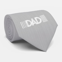 Bästa Pappa någonsin djärva Grått för typografi Slips