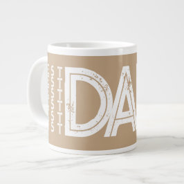 Bästa Pappa någonsin djärva typografi Jumbo Mugg