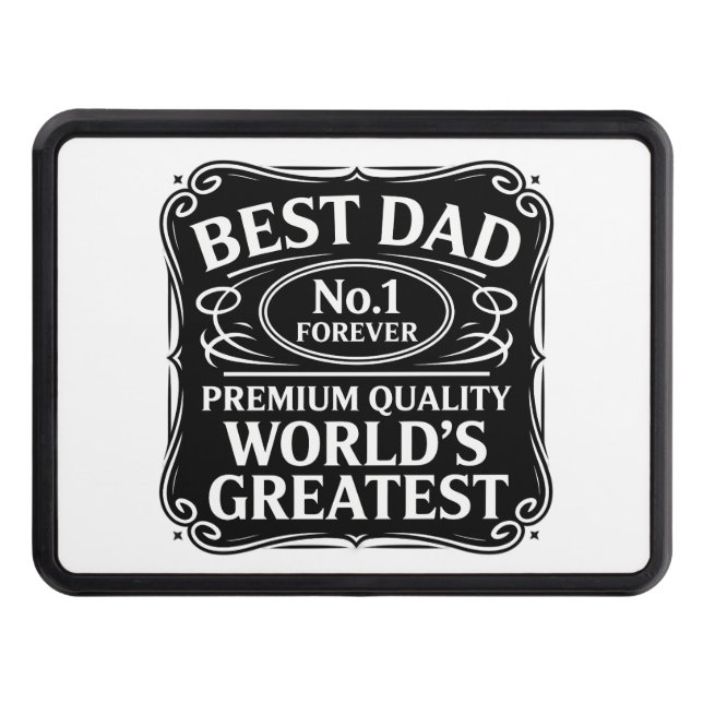 Bästa Pappa någonsin Dragkroksskydd (Framsidan)