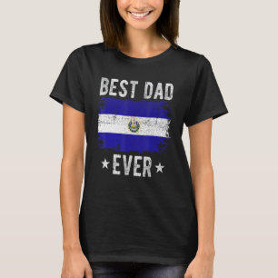 Bästa Pappa någonsin El Salvador Flagga Best Salva T Shirt