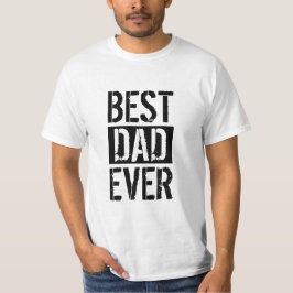 Bästa Pappa någonsin Enkelt Fars dag Gift T-Shirt