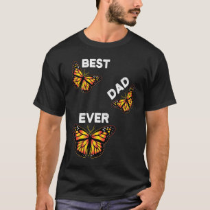Bästa pappa någonsin Entomolog pappa Monarkfjäril T Shirt