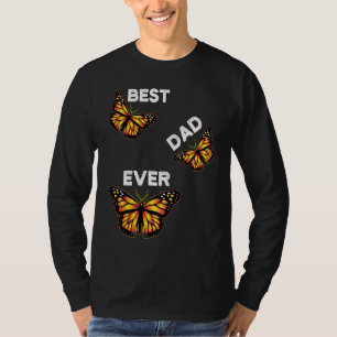 Bästa pappa någonsin Entomolog pappa Monarkfjäril T Shirt