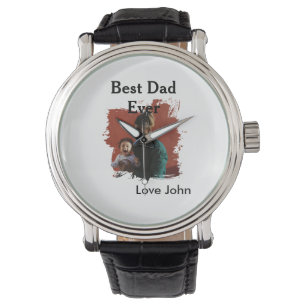 Bästa pappa någonsin faderns pappas present foto n armbandsur