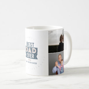 Bästa pappa någonsin Faderskapsdesign för fotokoll Kaffemugg
