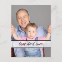 Bästa pappa någonsin Familjefoto Citat Design