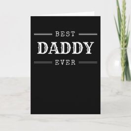 Bästa pappa någonsin far cool present för pappor kort