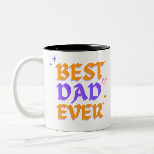 Bästa Pappa någonsin - Far Day Mugg Design (Vänster)