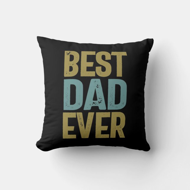 Bästa Pappa någonsin | Far Gift Kudde (Framsida)