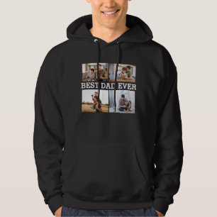 Bästa Pappa någonsin Far-pappa Photo Collage Bild Hoodie
