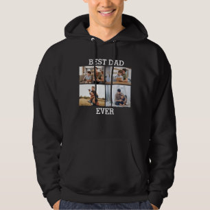 Bästa Pappa någonsin Far-pappa Photo Collage Bild Hoodie