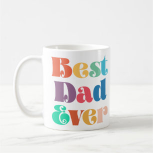 Bästa pappa någonsin färglösa Fars dag Kaffemugg