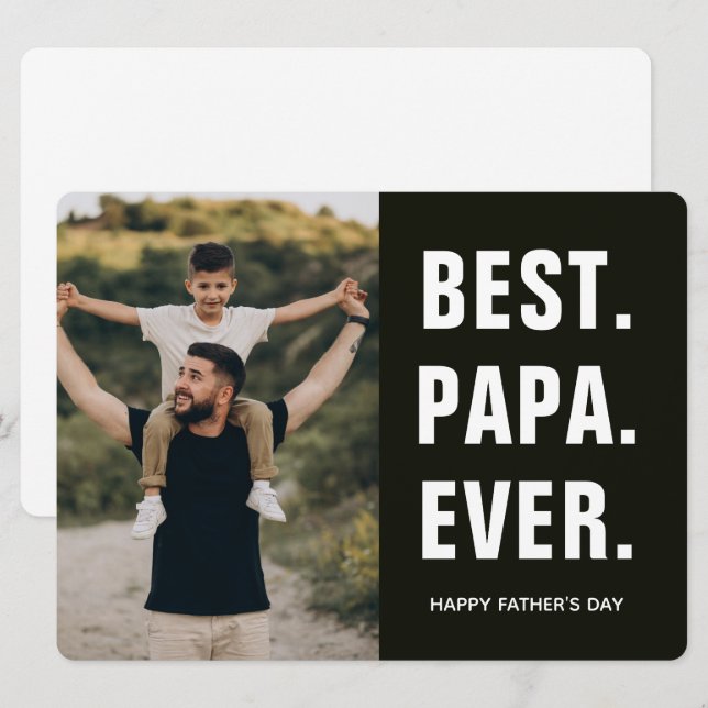Bästa. Pappa. Någonsin. Fars dag  (Fram/baksida)
