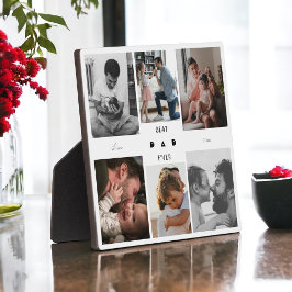 Bästa Pappa någonsin Fars dag 6-fotokollage