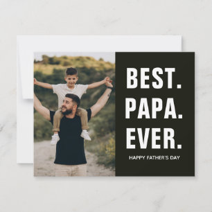 Bästa. Pappa. Någonsin. Fars dag  Anteckningskort