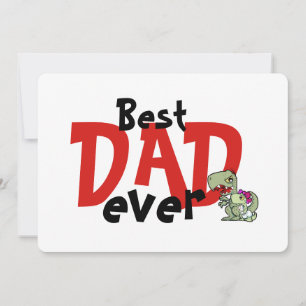 Bästa pappa någonsin Fars dag Babyflicka Kort