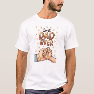 Bästa Pappa någonsin - Fars dag Bond Art T Shirt