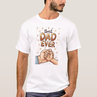 Bästa Pappa någonsin - Fars dag Bond Art T Shirt