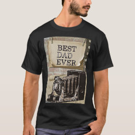 Bästa Pappa någonsin Fars dag-fotograf Antique T Shirt