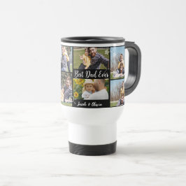 Bästa pappa någonsin fars dag fotokollage resemugg